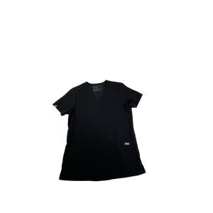 Figs black technical collection small scrub top read description A19